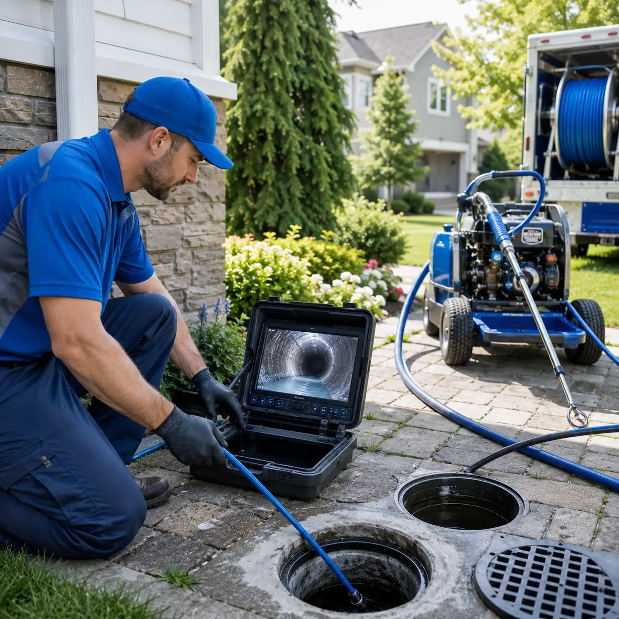 Outdoor drain cleaning professionals serving Grand Terrace, CA
